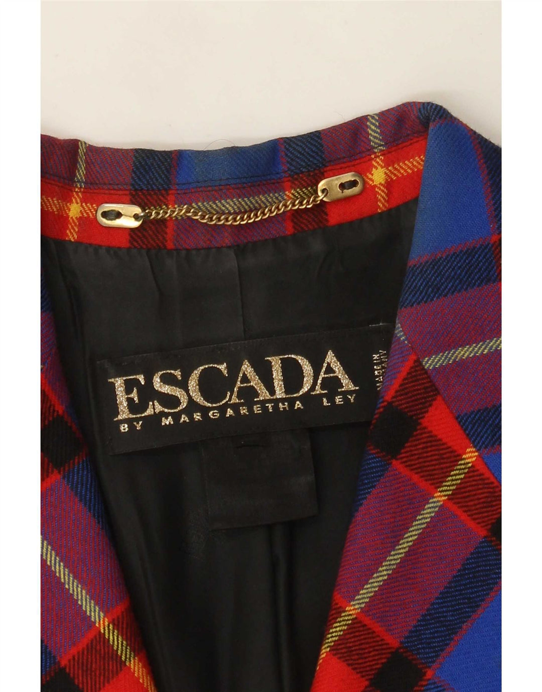Escada Womens by Margaretha Ley Blazer Jacke UK 14 Medium Mehrfarbig
