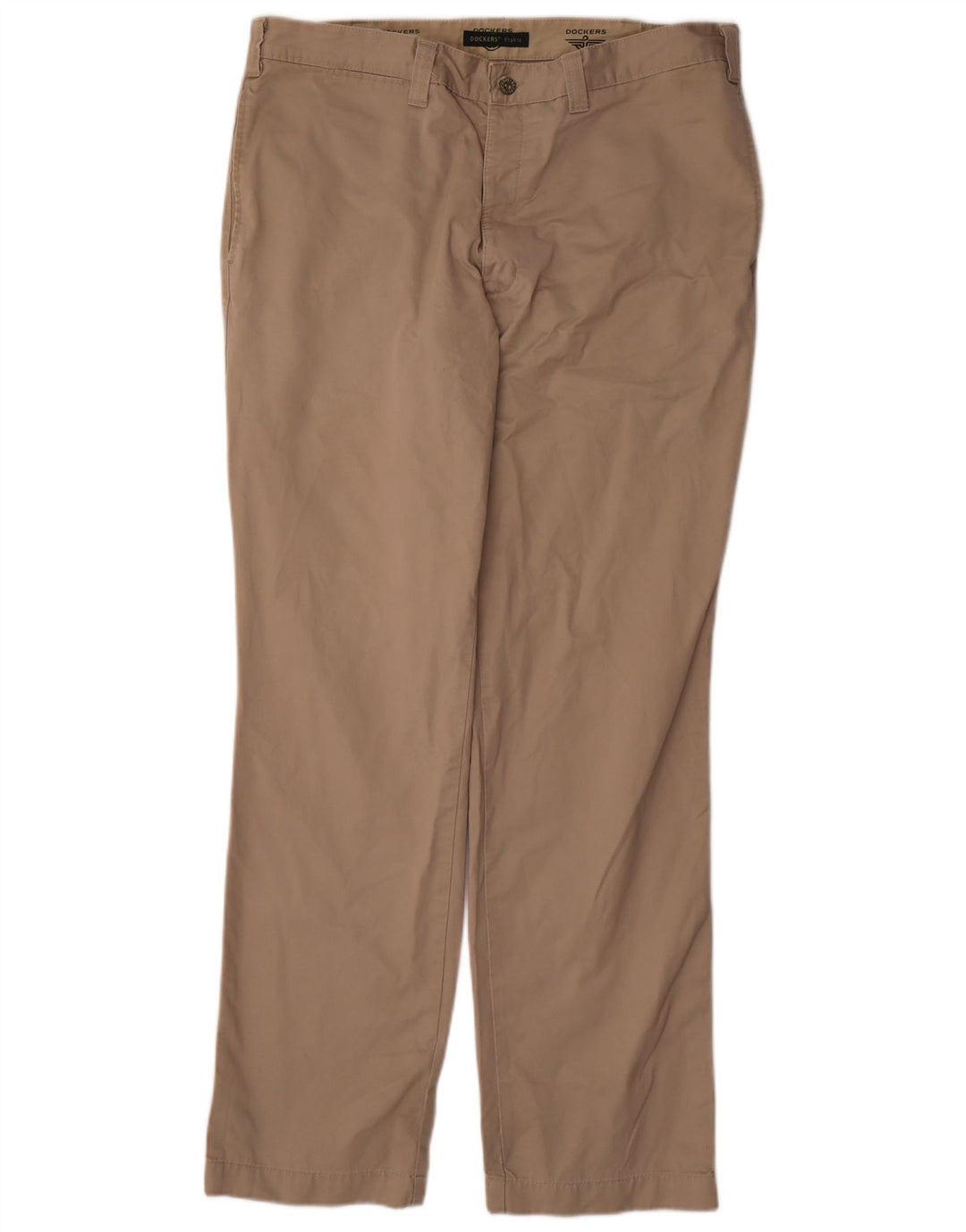 DOCKERS Herren Khakis Straight Chino Hose W38 L34 Beige