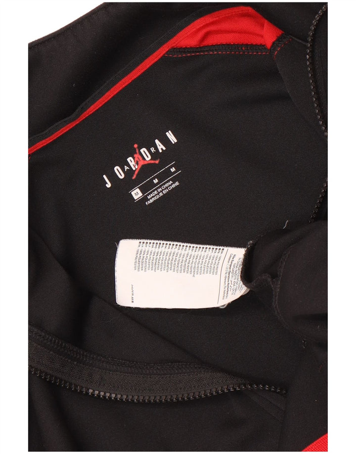 Jordan Herren-Trainingsanzug-Top-Jacke, Mittelschwarzes Farbblock-Polyester