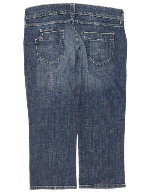 Marks & Spencer Capri-Jeans für Damen, UK 16, Größe L, W34, L21, Marineblau, Baumwolle