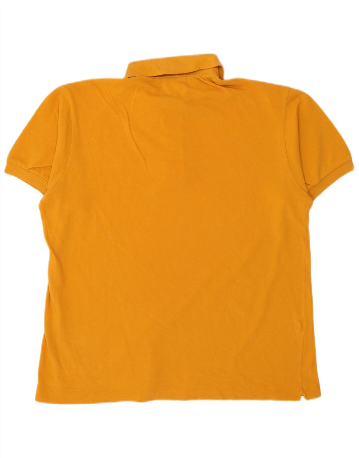 Lacoste Herren-Poloshirt, Größe 4, mittelorange Baumwolle