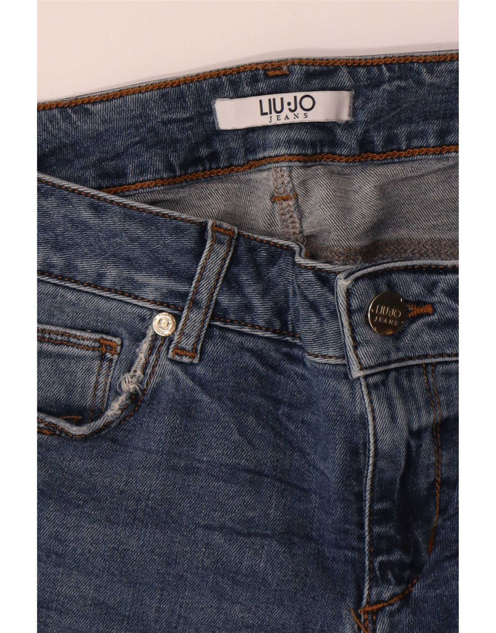 Liu Jo Damen Schlagjeans W28 L35 Blau