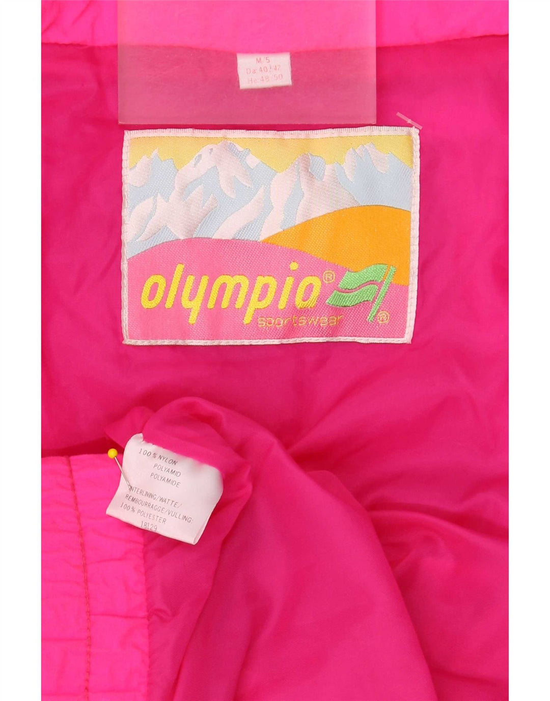 Olympia Herren Militärweste EU 48/50 Mittelrosa Nylon