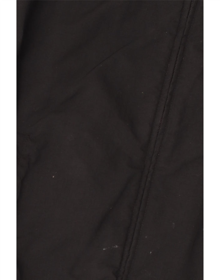 Champion Womens Crop Trainingsanzug Top Jacke UK 10 Small Black Colourblock