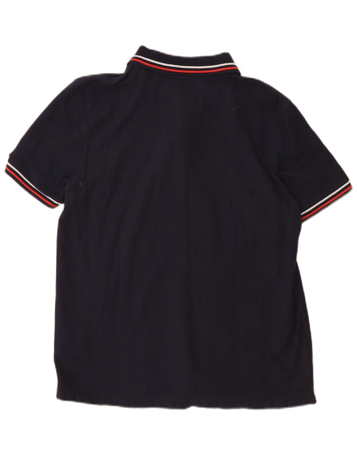 Lotto Herren-Poloshirt, mittelgroß, marineblau, Baumwolle