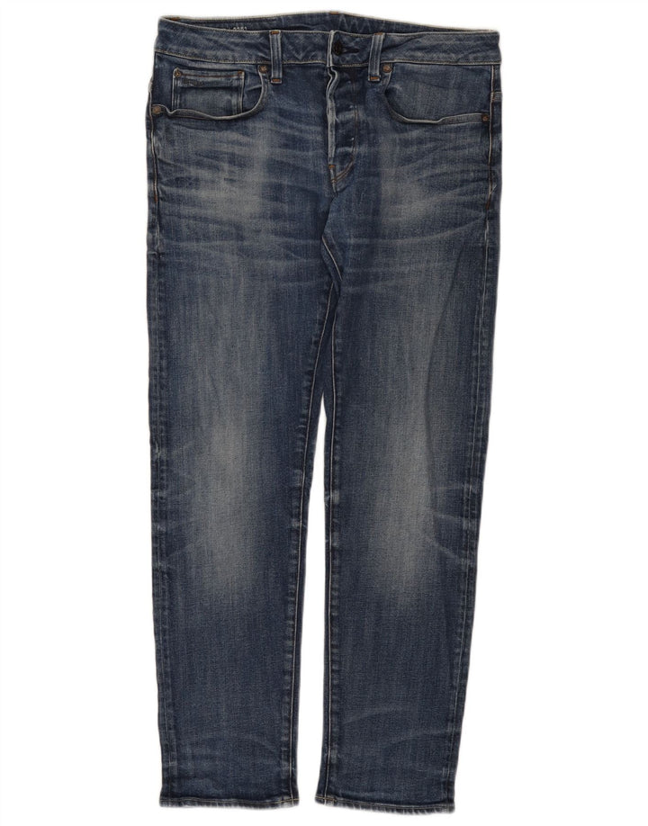 G-Star Damen Slim Jeans W30 L27 Blaue Baumwolle