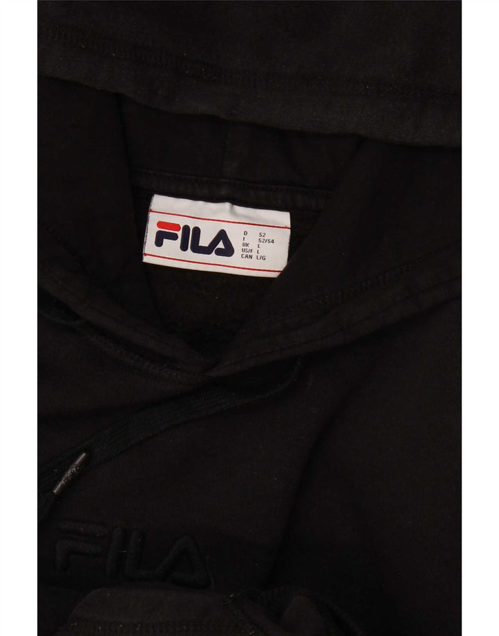Fila Herren Kapuzenpullover, Größe L, Schwarz