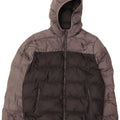 Adidas Wattierte Jacke mit Kapuze für Jungen, 13–14 Jahre, schwarzes Colourblock-Polyester