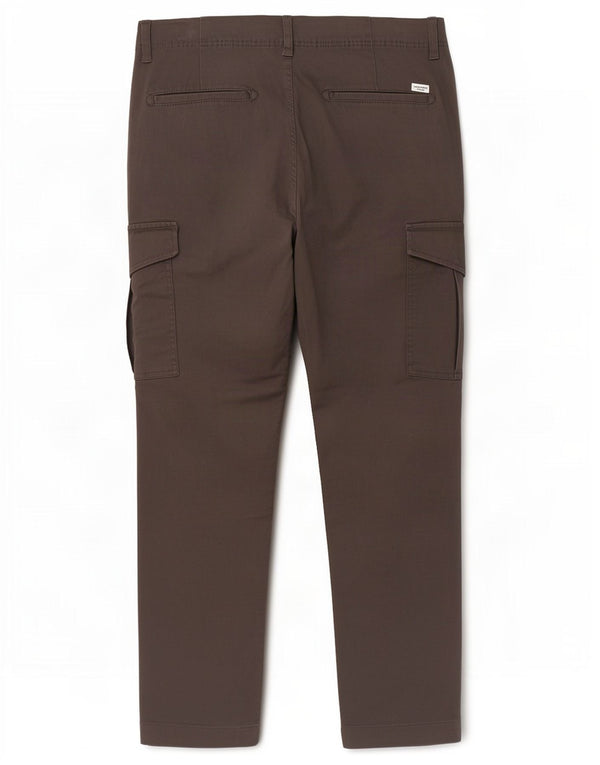 Jack & Jones Herren Slim Cargohose W32 L32 Graue Baumwolle