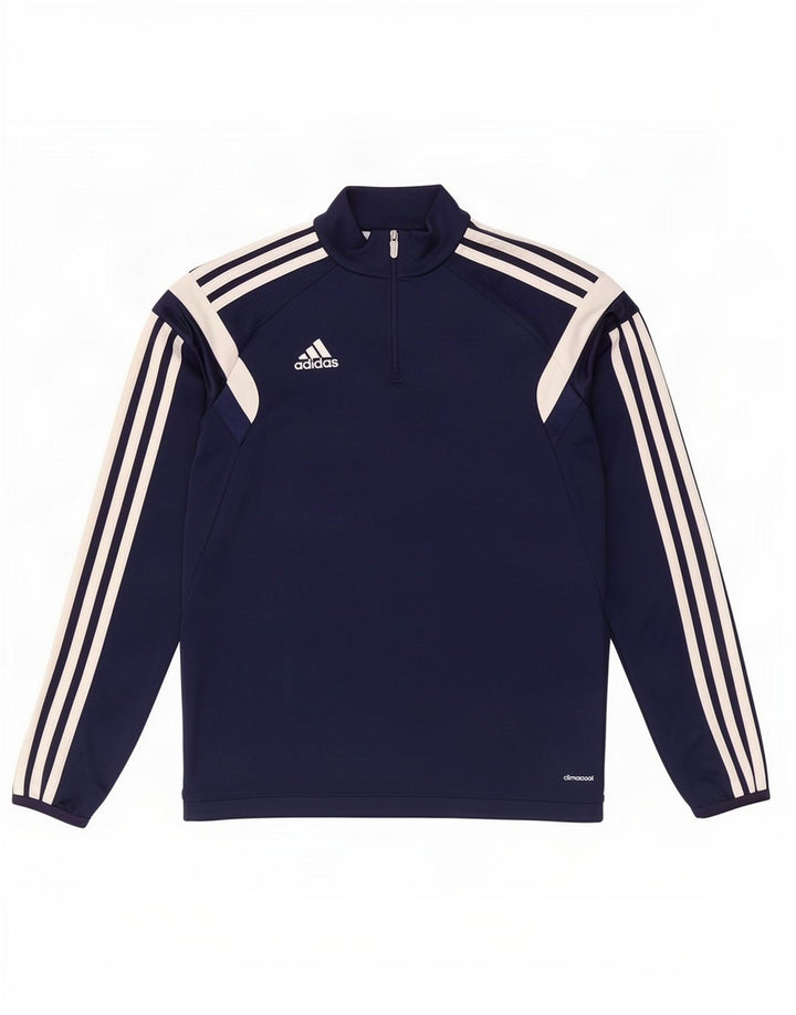 Adidas Climacool Pullover-Trainingsanzug für Jungen, 11–12 Jahre, Größe L, Marineblau