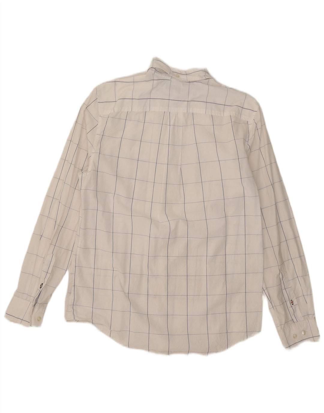 Tommy Hilfiger Herrenhemd, mittelweiß, kariert, Baumwolle