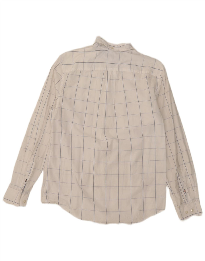 Tommy Hilfiger Herrenhemd, mittelweiß, kariert, Baumwolle