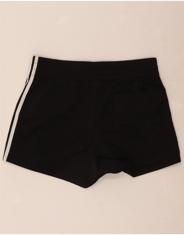 Adidas Damen Sportshorts UK 14 Medium Schwarz Polyester