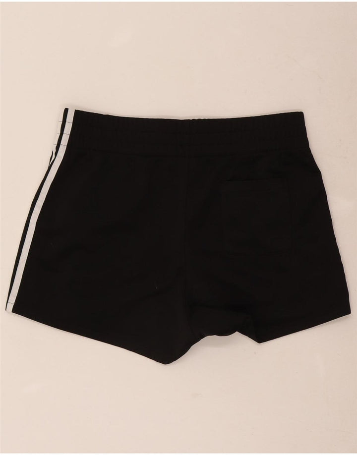 Adidas Damen Sportshorts UK 14 Medium Schwarz Polyester