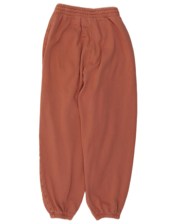 Adidas Womens Tracksuit Trousers Joggers UK 4 XS Pink Cotton