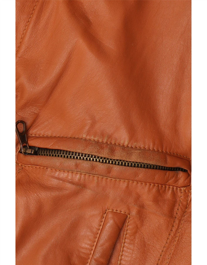 Vintage Herren Lederjacke UK 40 Large Braun