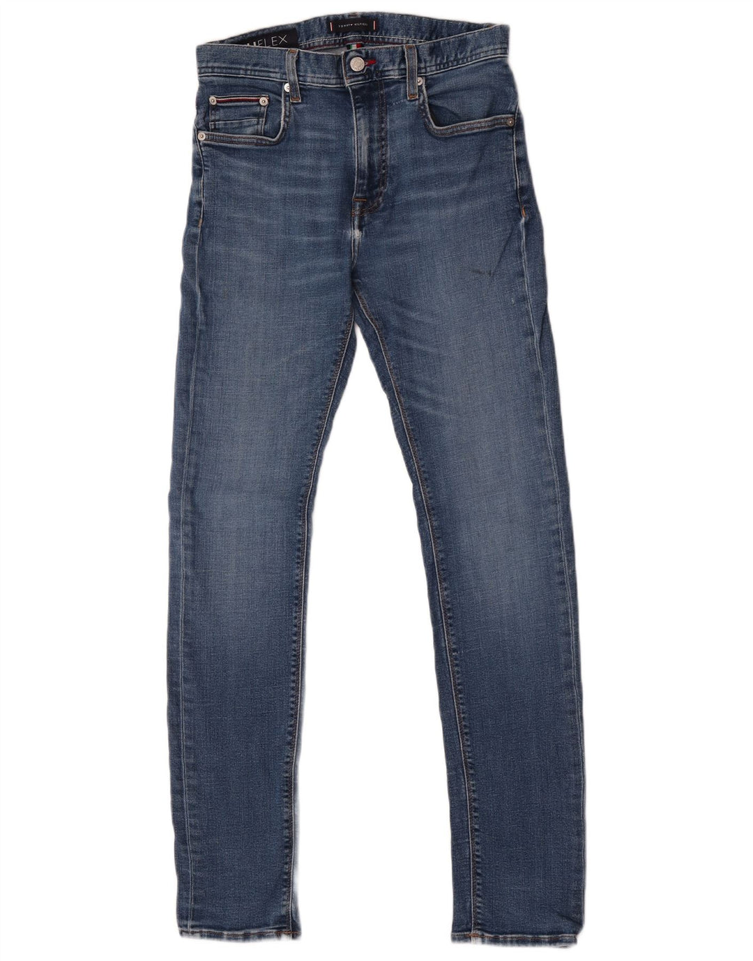 Tommy Hilfiger Damen Bleecker Slim Jeans W28 L32 Blaue Baumwolle