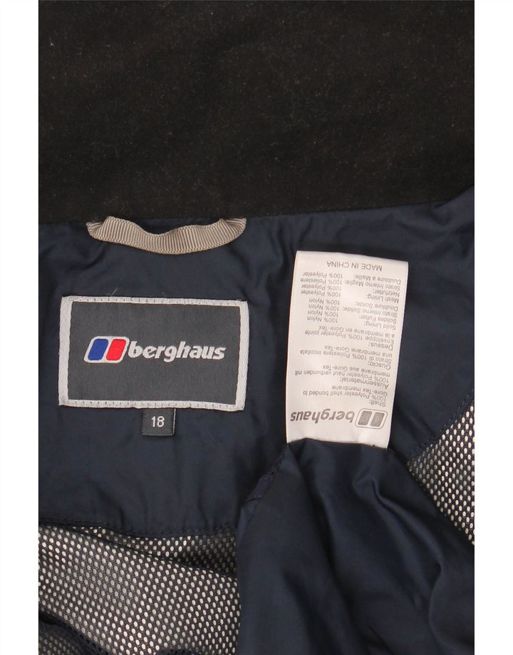 Berghaus Damen Regenjacke mit Kapuze UK 18 XL Blau