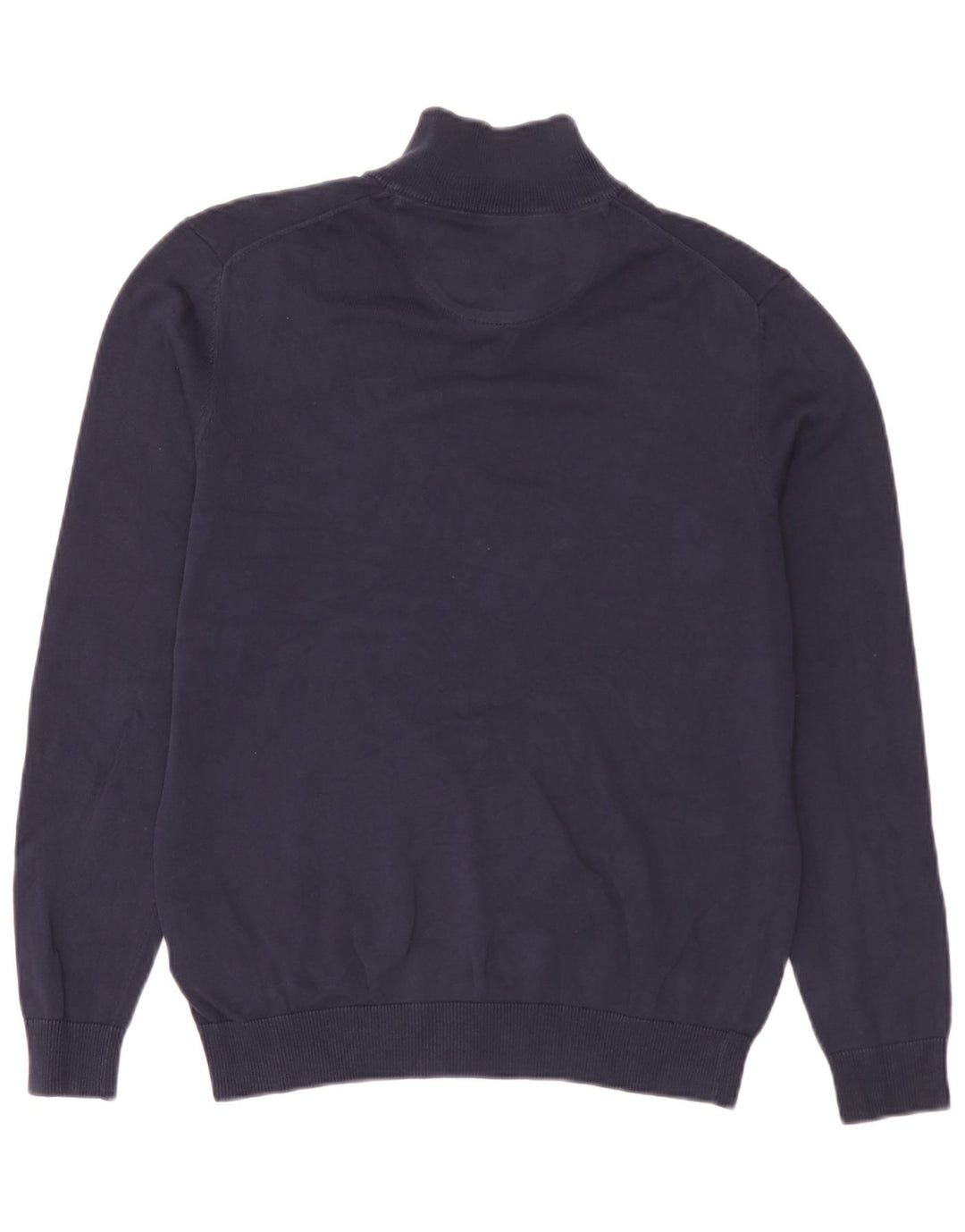 Timberland Herren-Pullover mit Reißverschluss, Größe S, marineblaue Baumwolle