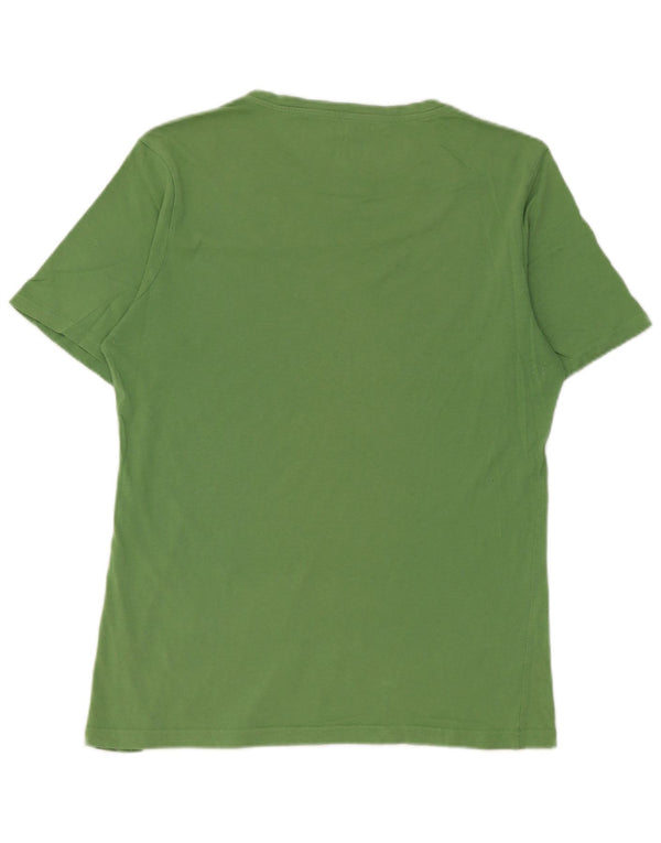 Gas Herren T-Shirt Top XL grün gestreift aus Baumwolle