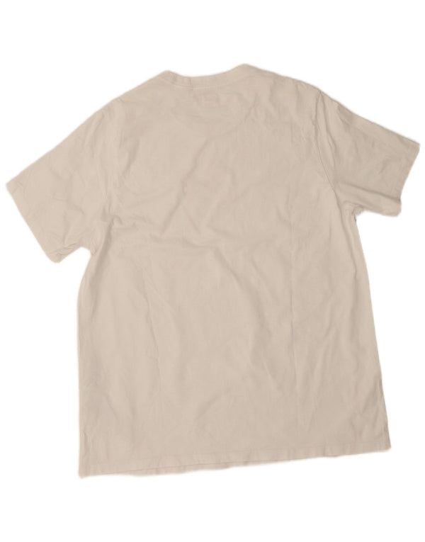 Levi's Damen T-Shirt Top UK 18 XL Weiße Baumwolle