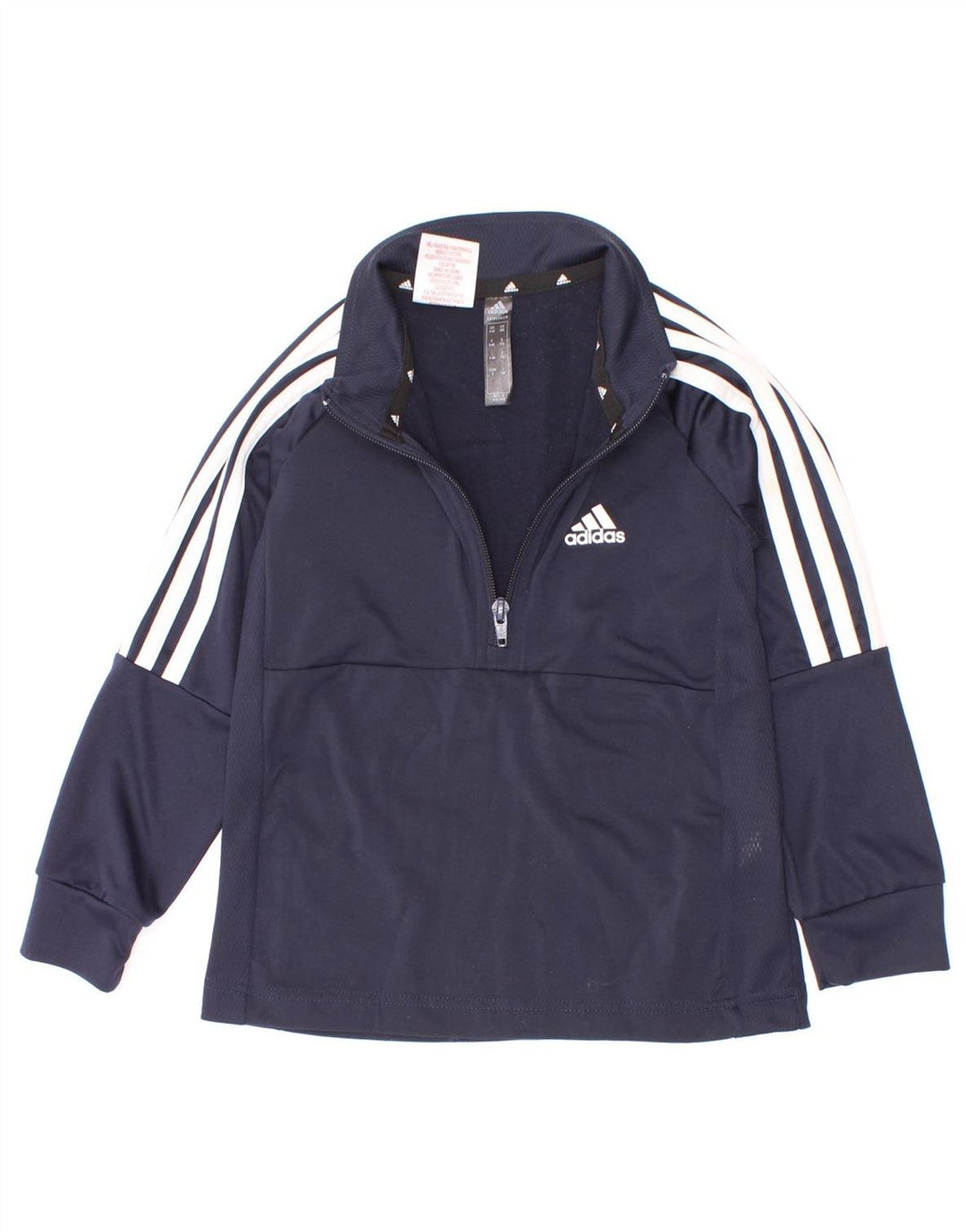 Adidas Jungen Aeroready Zip Neck Pullover Trainingsanzug Top 5–6 Jahre Marineblau