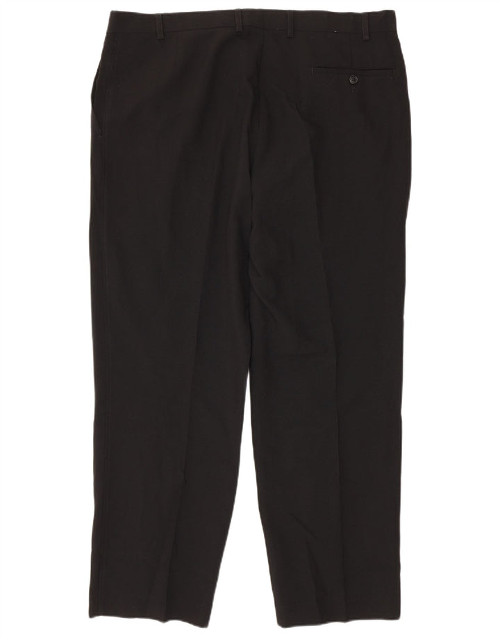 Gerade Herren-Chinohose von Marks & Spencer, W38, L29, Schwarz, Polyester