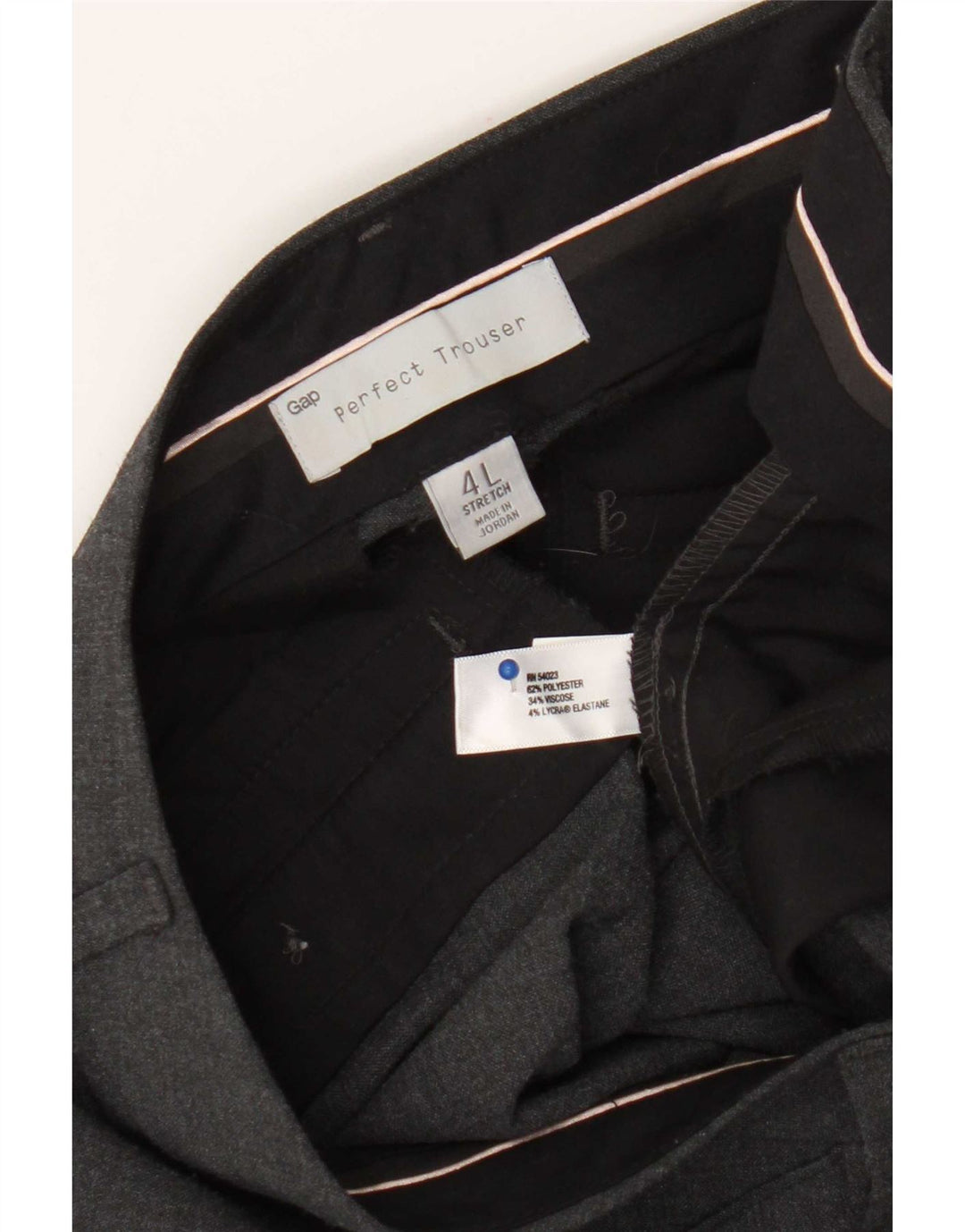 Gap Damen Bootcut-Anzughose US 4 Small W31 L34 Graues Polyester