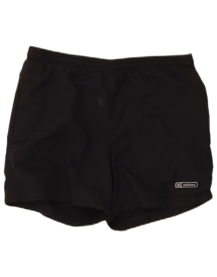 Adidas Badeshorts für Jungen, 13–14 Jahre, schwarzes Polyester