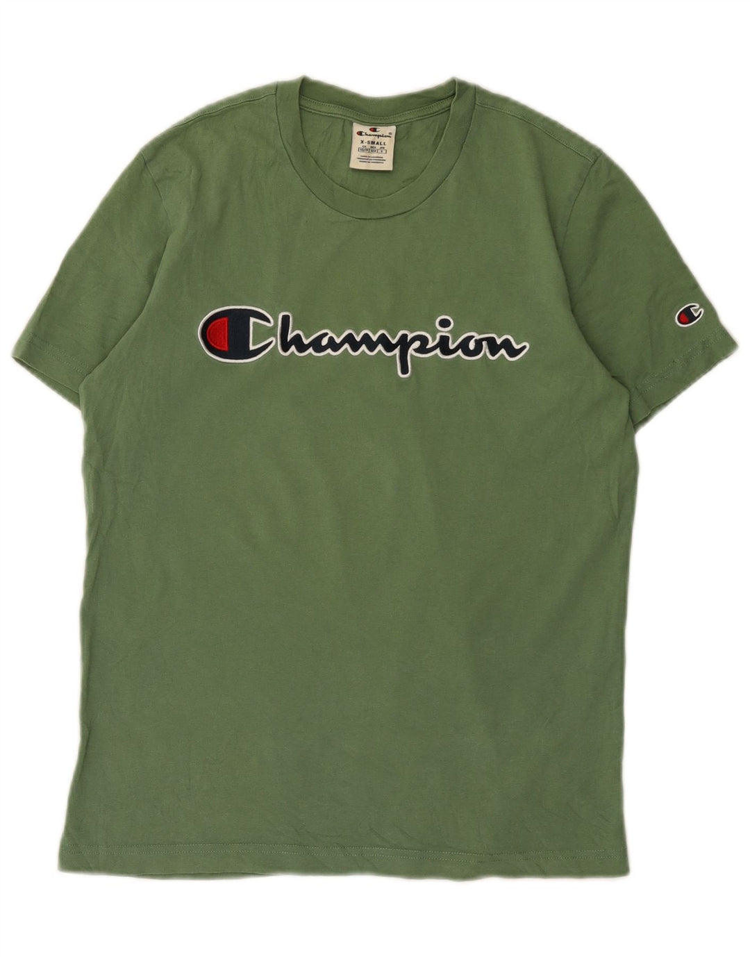 Champion Herren Grafik T-Shirt Top XS Grün