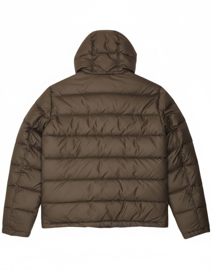 Trussardi Jeans Herren-Jacke mit Kapuze, gepolstert, Größe 54, 2XL, Khaki, Polyester