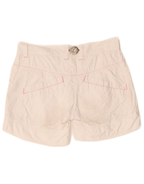 Calvin Klein Damen Shorts W28 Mittelweiße Baumwolle