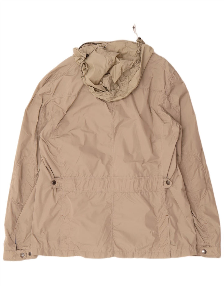Massimo Dutti Herren-Utility-Jacke mit Kapuze, UK 42 XL Beige