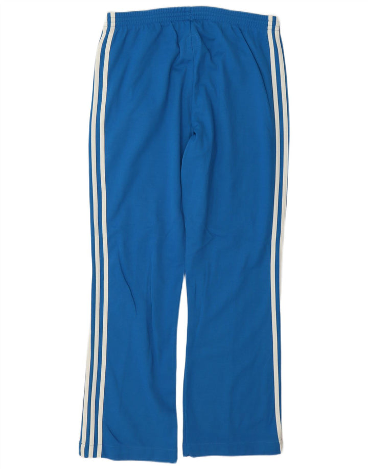 Adidas Herren-Trainingshose aus mittelblauer Baumwolle