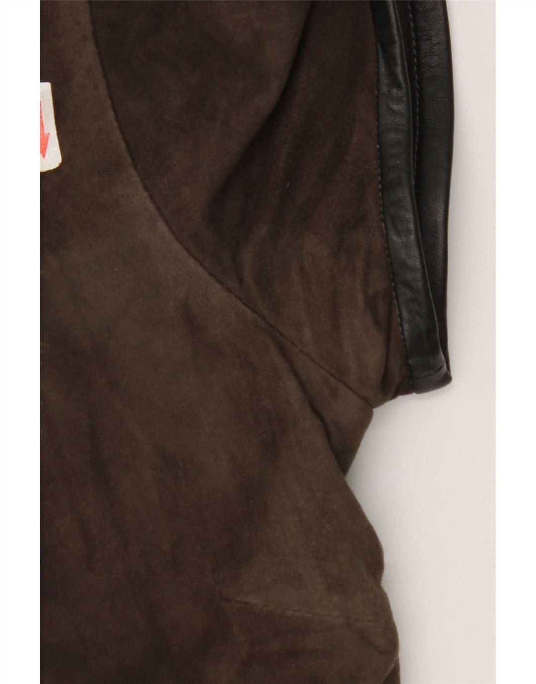 Vintage Damen Wildleder-Etuikleid IT 44 Mittelbraun