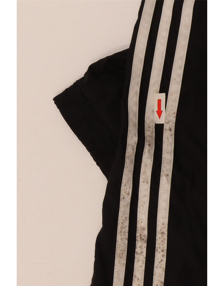 Adidas Herren Trainingsanzug Top Jacke UK 36/38 Small Schwarz Polyester