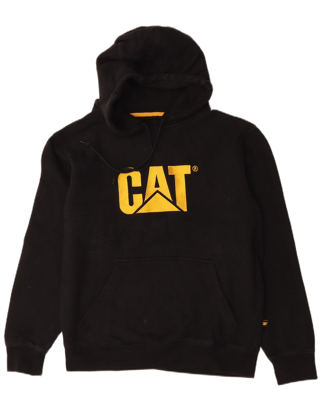 Caterpillar Herren-Kapuzenpullover mit Grafik, mittelschwarz, Baumwolle