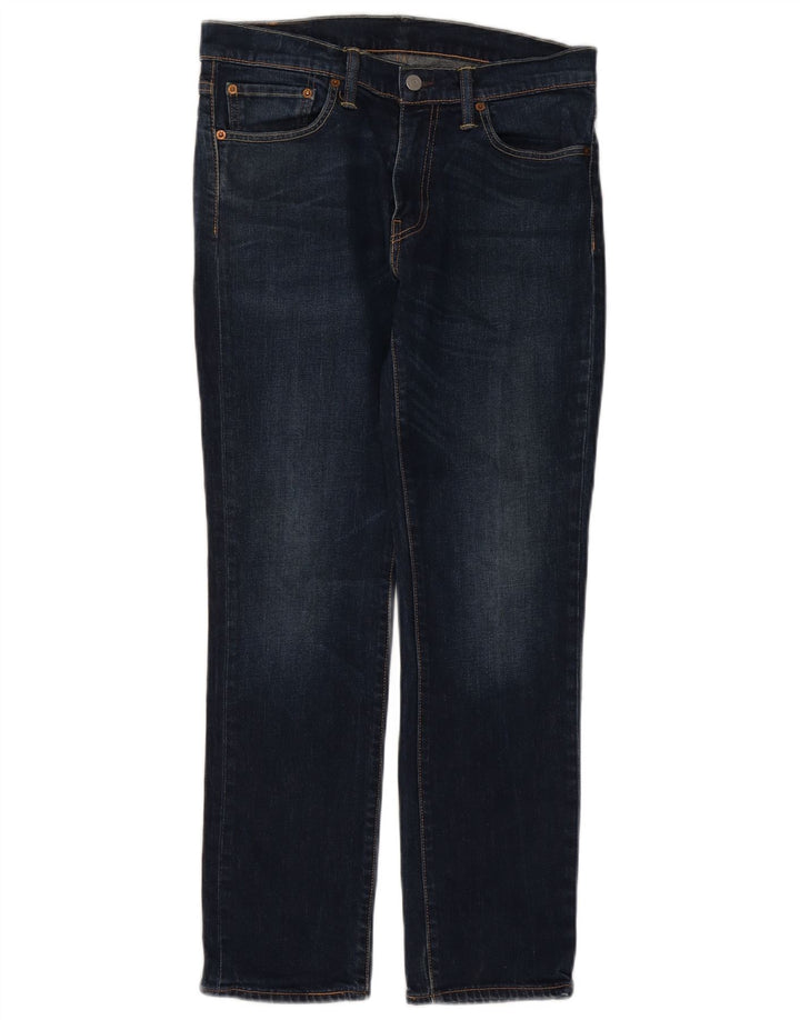 Levi's Damen 511 Slim Jeans W32 L30 Marineblau Baumwolle