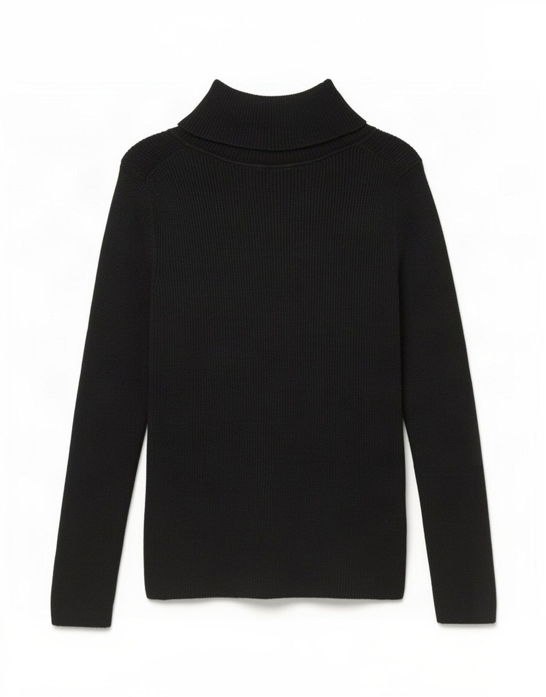 Gap Rollkragenpullover für Damen, UK 12, mittelschwarz, Baumwolle