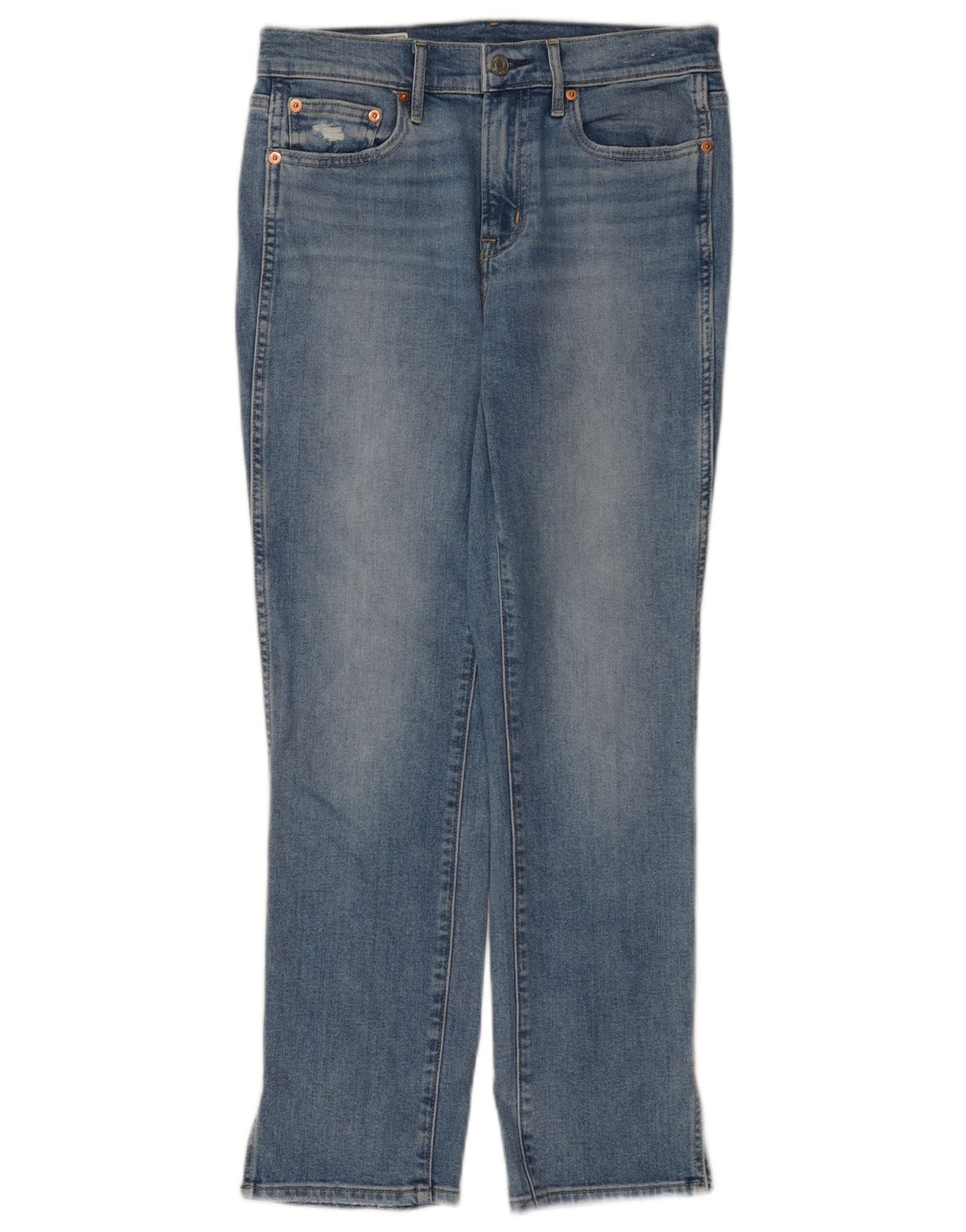Gap Damen Mid Rise Slim Jeans W28 L27 Blaue Baumwolle
