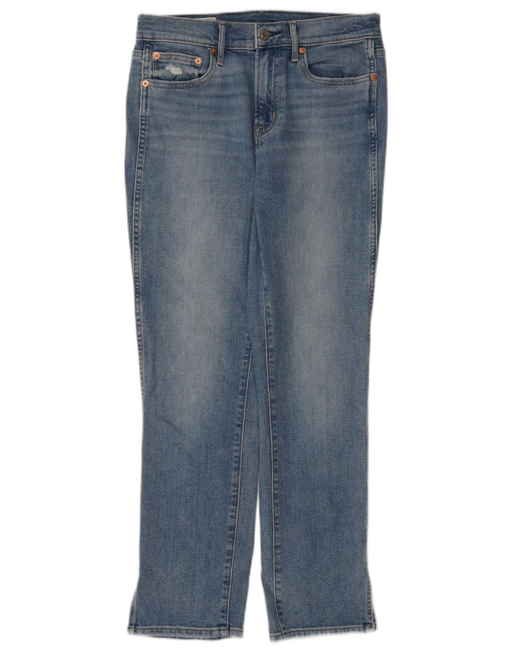 Gap Damen Mid Rise Slim Jeans W28 L27 Blaue Baumwolle
