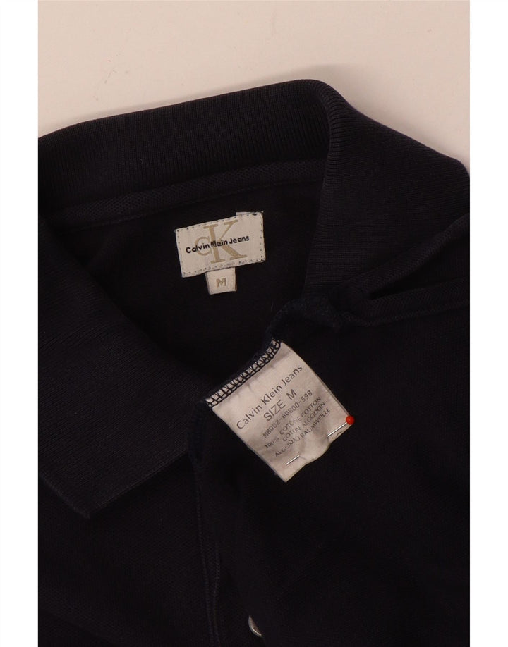 CALVIN KLEIN JEANS Herren Poloshirt Medium Marineblau Baumwolle