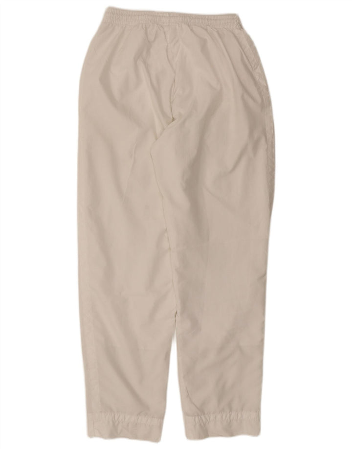 REEBOK Womens Tracksuit Trousers UK 12 Medium  White