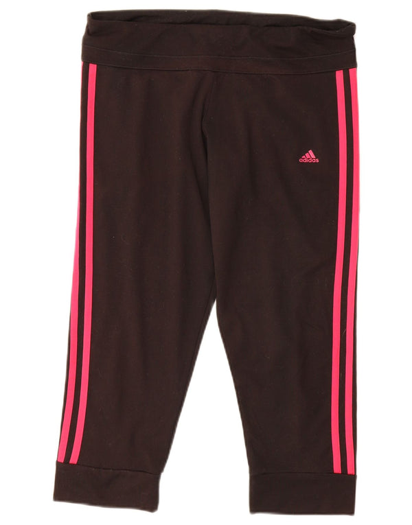 Adidas Damen Climalite Trainingshose Jogger UK 12/14 Medium Schwarz