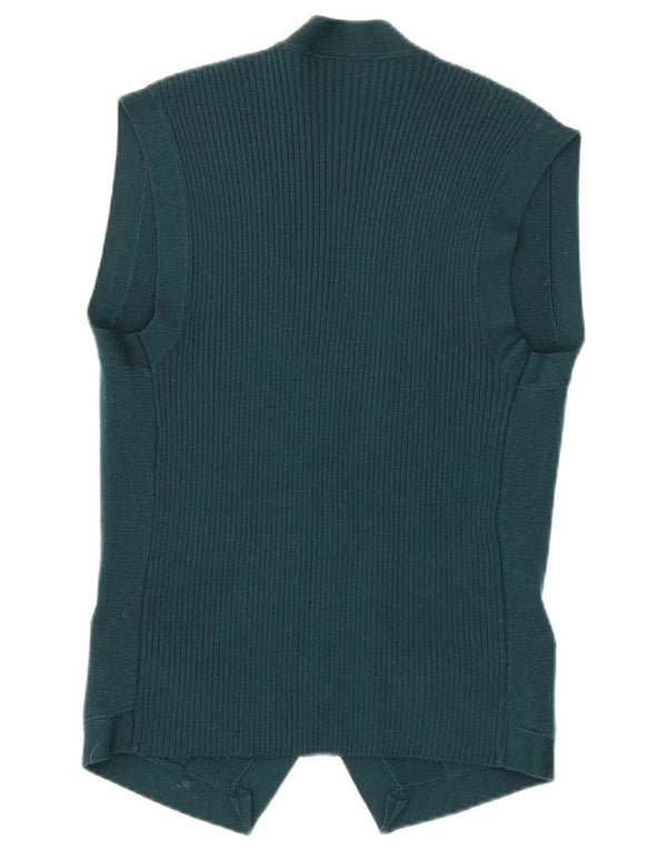 Penny Black Damen Strickweste UK 14 Mittelgrüne Schurwolle