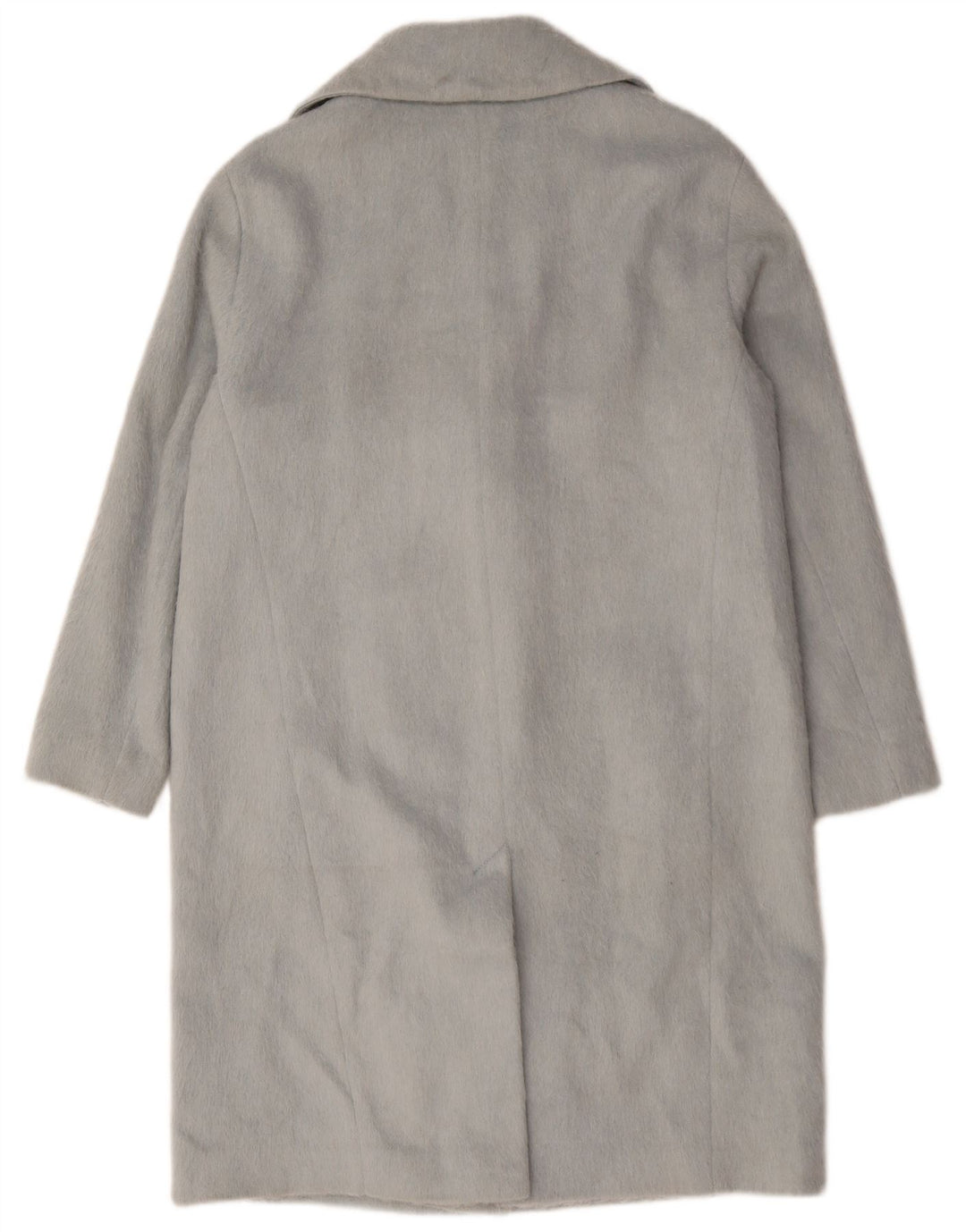 Marks & Spencer Damen Autograph Overcoat UK 14 Large Blau Polyester