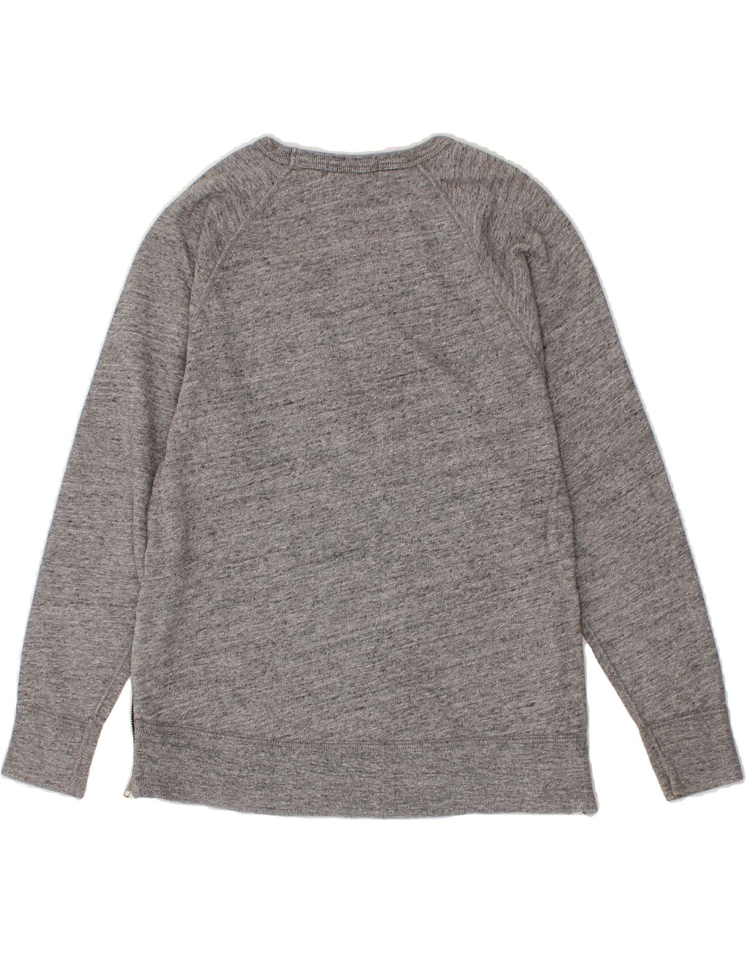 J. CREW Womens Sweatshirt Jumper UK 10 Small Grey Cotton Vintage J. Crew and Second-Hand J. Crew from Messina Hembry 