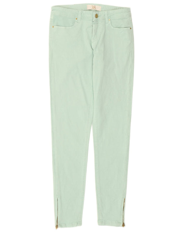 Zara Damen Skinny Freizeithose EU 38 Small W26 L28 Grün