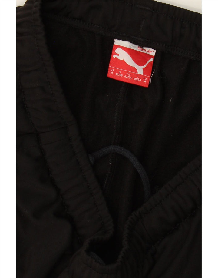 PUMA Mens Tracksuit Trousers Medium  Black Polyester Vintage Puma and Second-Hand Puma from Messina Hembry 