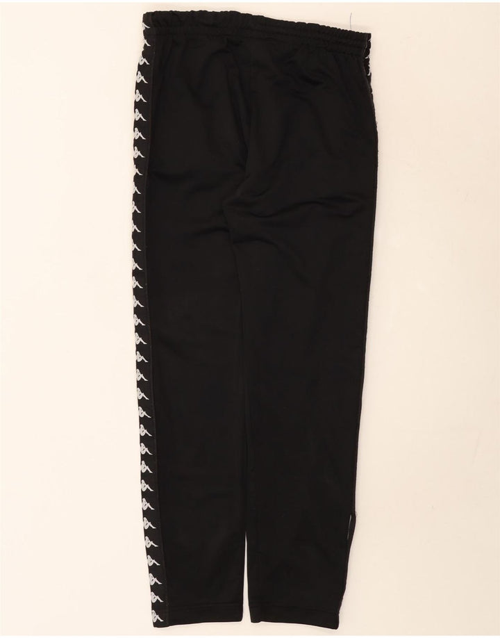 Kappa Herren-Trainingshose mit Grafik, mittelschwarz, Polyester